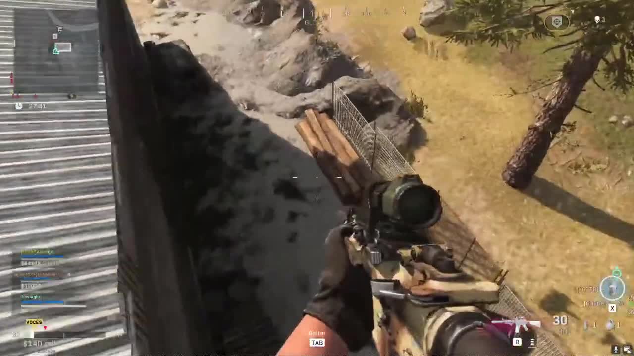Noob jogando Warzone pela primeira vez