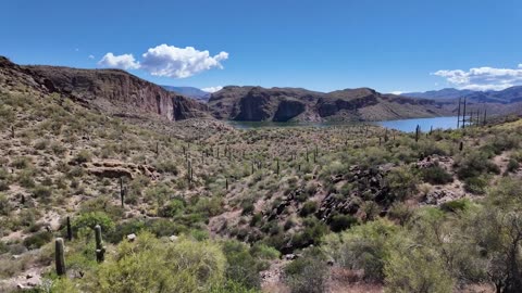 Stock B Roll 4k Arizona Desert Arizona Canyon Lake No Audio