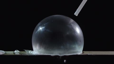 Crystalizing Bubble