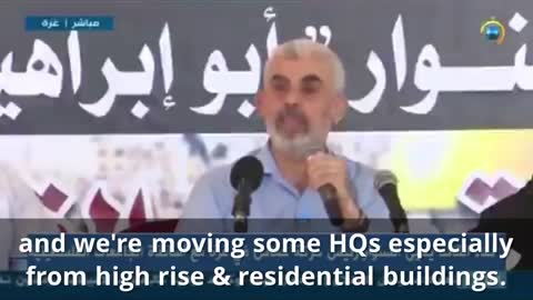 Hamas admits its group's HQ is planted in Civilian Buildings in Gaza