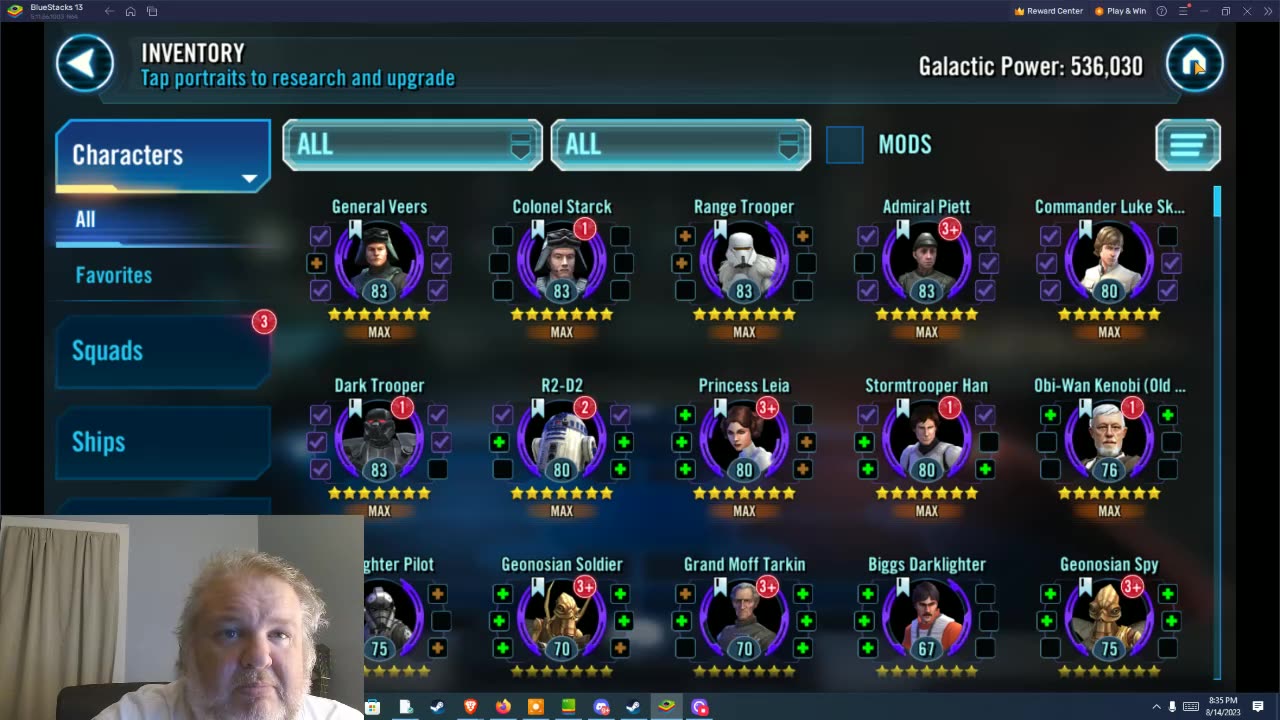 Star Wars Galaxy of Heroes F2P Day 110