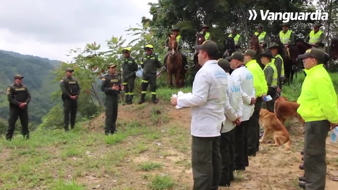 Video: Así fue el operativo para hallar el cuerpo que sería de la chilena desaparecida en Santander