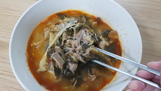 Korea food - Gamja Tang