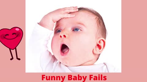 Funny Babies Playing Slide Fails