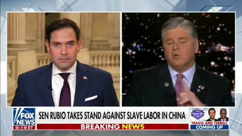 Rubio Joins Sean Hannity to Discuss China, Uyghur Slave Labor, Florida, and more.