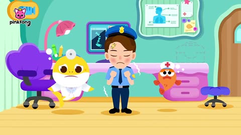 OUCH! 🩹 The Police Officer is hurt!