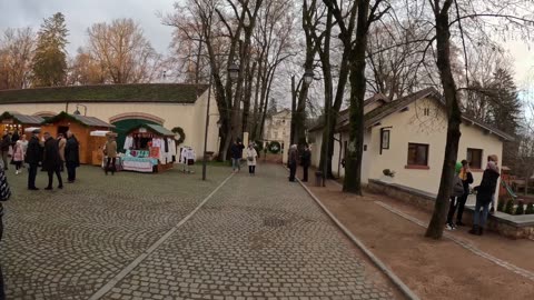 Mercadito Navideño bonito en un pueblito