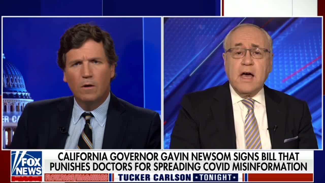 Tucker Carlson: Newsom Made It Illegal To Criticize Pfizer & He Promotes Witchcraft