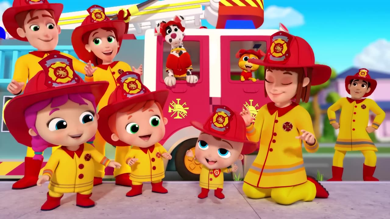 Safety at the Fire Station _ Kids Songs & Nursery Rhymes (1080p)