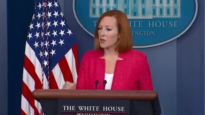 Pathetic Psaki Attempts To Deflect Biden Not Wearing Mask