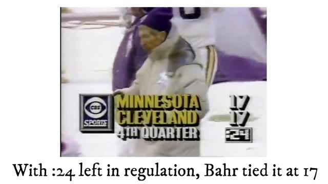 '89 vs Vikings