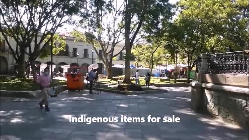 At the Zocalo in Oaxaca, Mexico