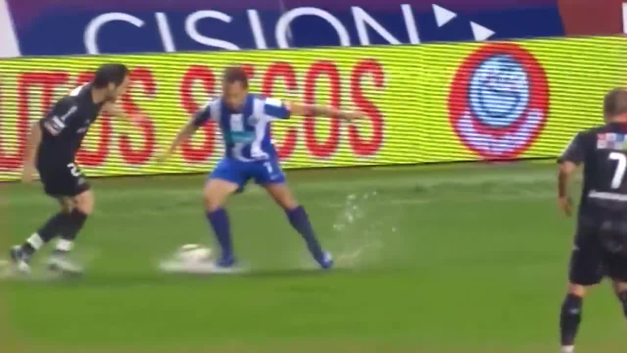 creative skill moment in football