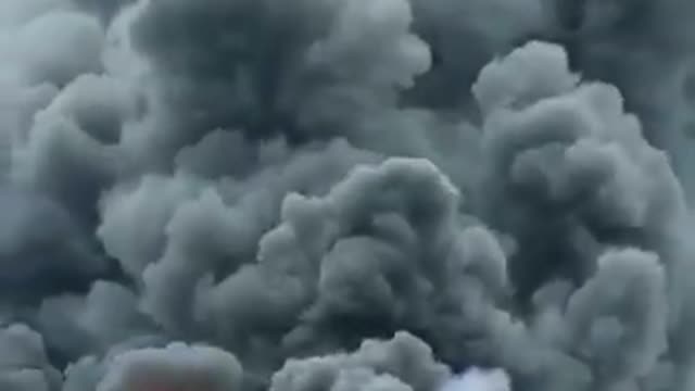 Massive fire in Russia