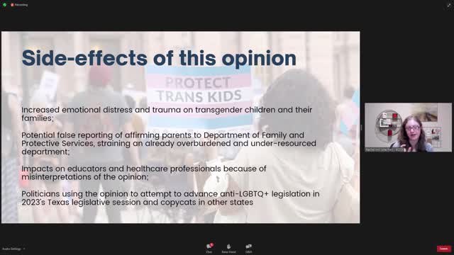 Navigating the Paxton Opinion on Trans Affirming Care