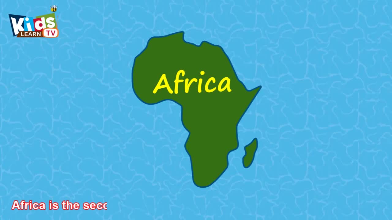 Continents of the World - Seven continents video for kids