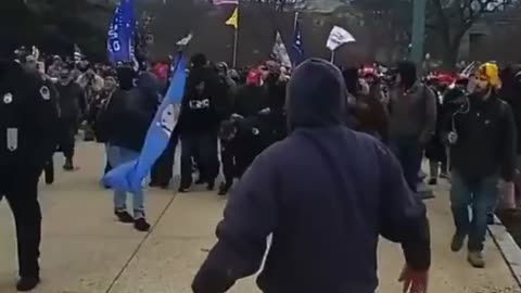 Capitol Police letting Antifa in