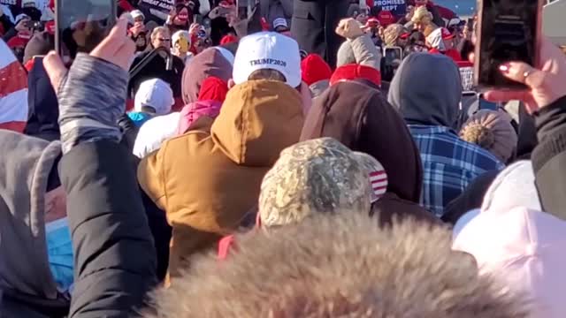 President Trump Dancing Iowa Rally 11-2-2020