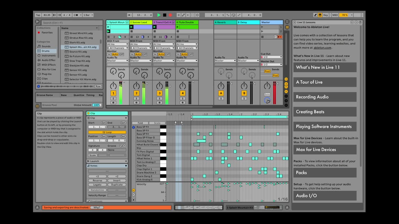 PRACTICE WITH ABLETON LIVE!