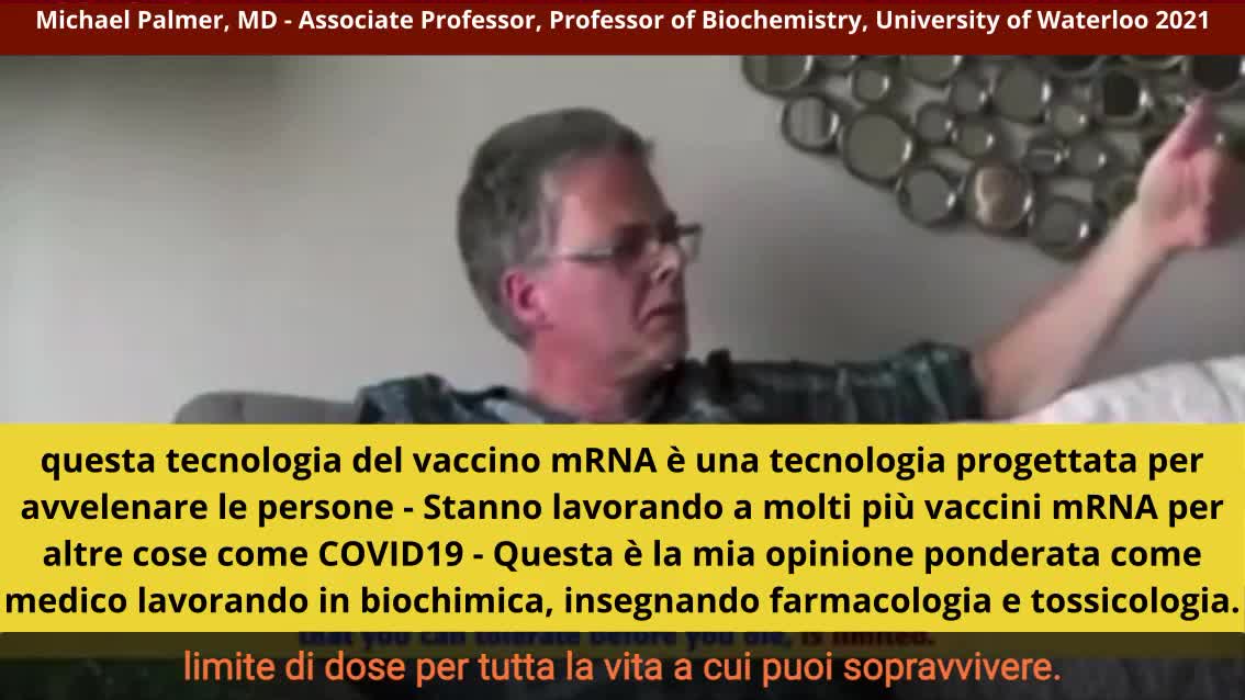 Avvertimento sui vaccini da biochimico e tossicologo