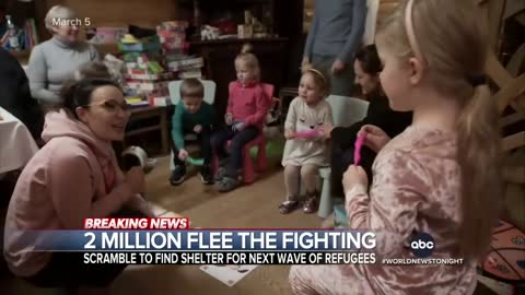 UN reports over 2 million refugees have fled Ukraine