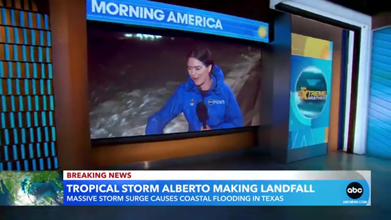 Tropical Storm Alberto slams Texas ABC News