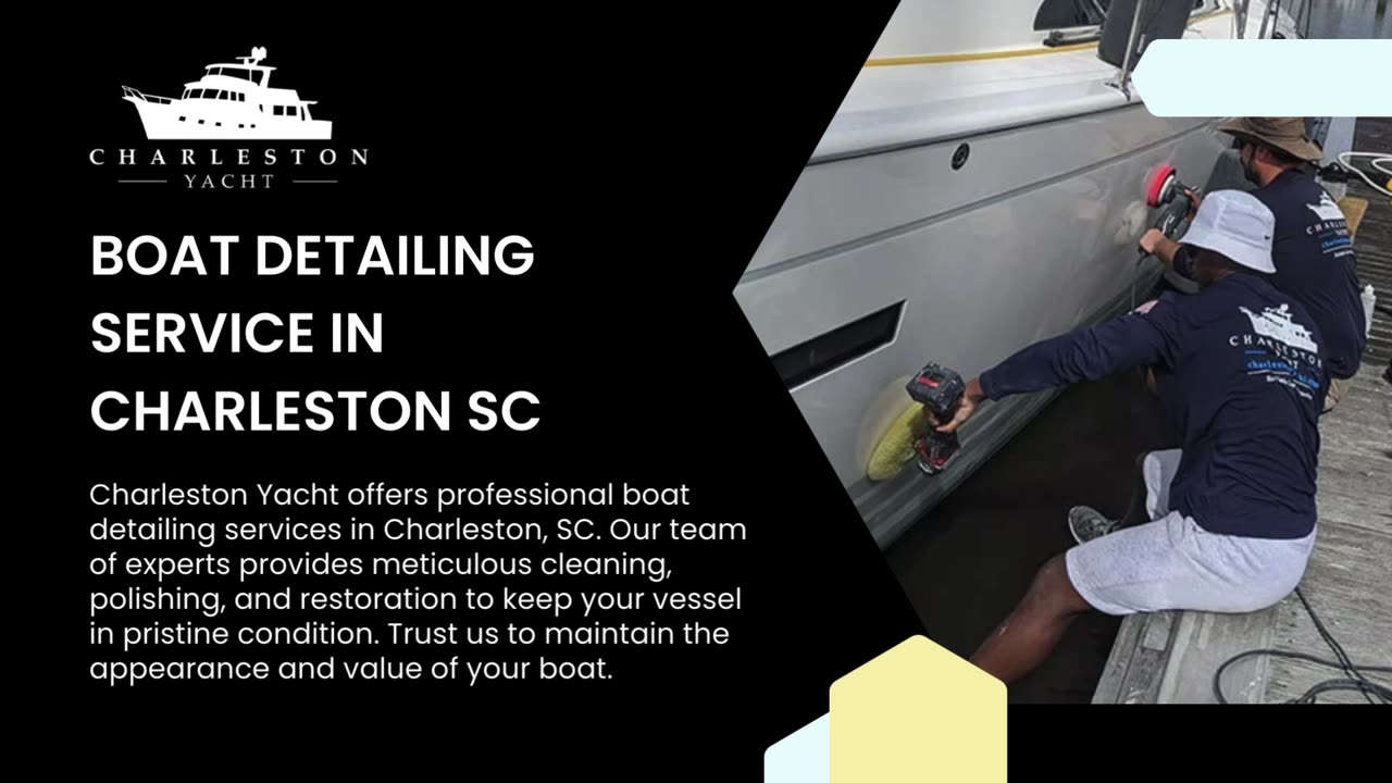 Boat Detailing Service in Charleston, SC