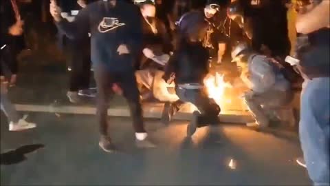 Antifa Fire Dance