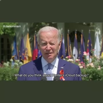 Joe Biden asked about Hunter Biden iCloud