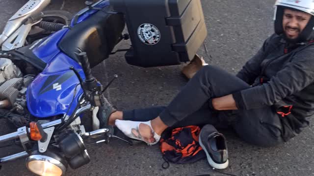 Acidente de Carro x Moto no Distrito Federal
