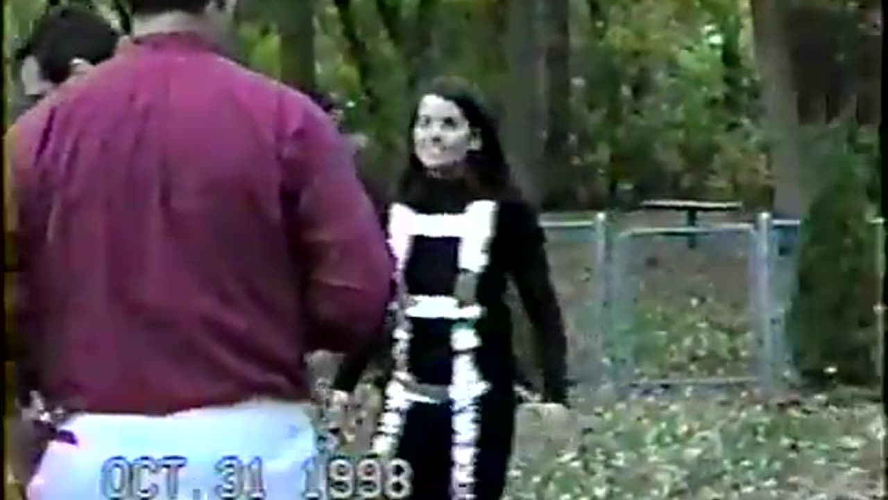 October 31, 1998 - Halloweeen Celebration Includes a Pinata