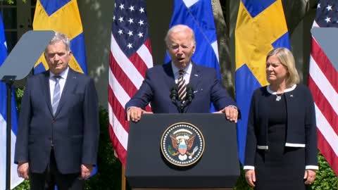 Biden Endorses Finland and Sweden's Bid to Join Nato