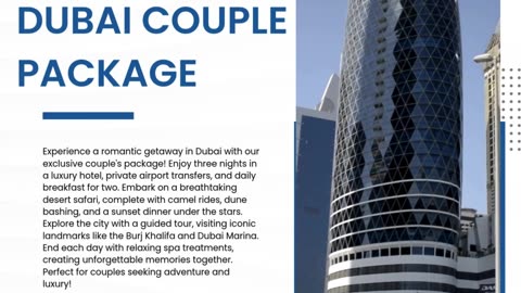 Dubai Couple Package by Traveli Trip