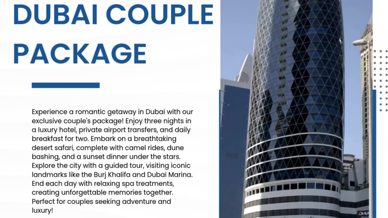 Dubai Couple Package by Traveli Trip