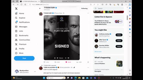 Fury vs Usyk CONFIRMED