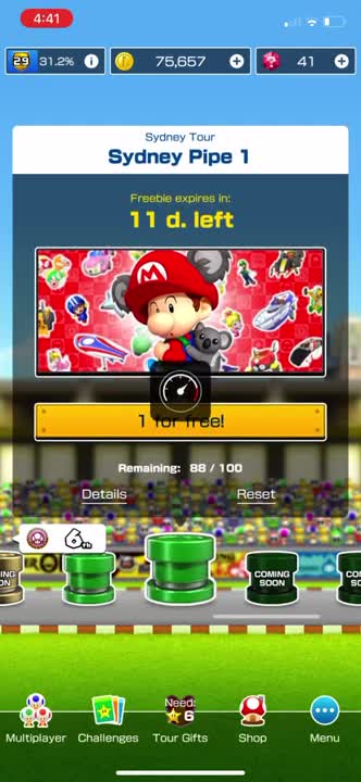 Mario Kart Tour - Super Green Pipe Pull (Sydney Tour)