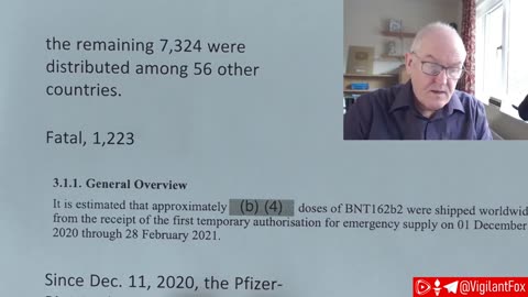 Dr.John Campbell：“為何輝瑞Pfizer必須編造新冠疫苗實驗針劑C_19 vaccine紀錄，來掩蓋接種死亡率”？因為…“接種者的不良傷害反應和死亡的百分比，高到嚇死人”～