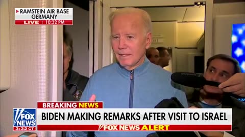 BIDEN about Hamas: [They] gotta learn how to shoot straight