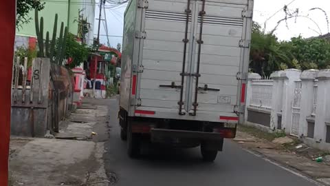 very old yellow truck