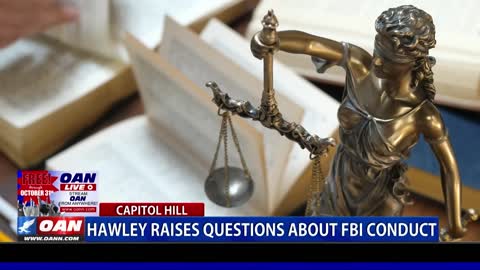 Sen. Hawley raises questions about FBI conduct