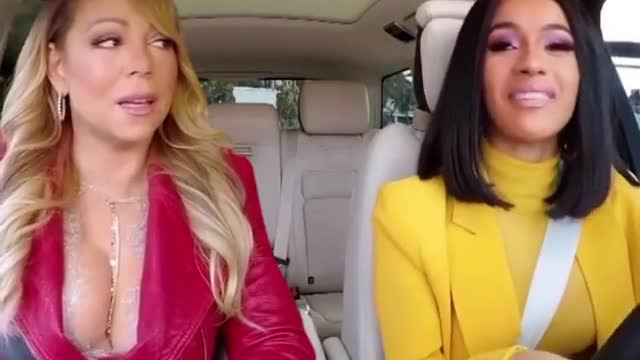 Mariah Carey teaching Cardi b how to drive / EPIC FAIL