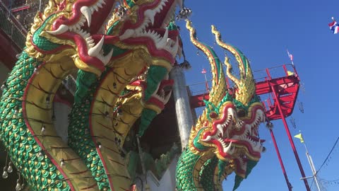 Checking out the Giant Temple