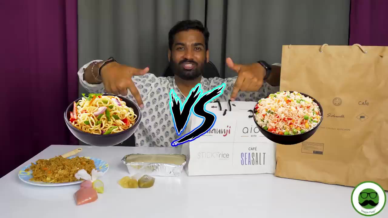 Rs 1300 Cheap Vs Expensive Fried Rice | Veggie Paaji