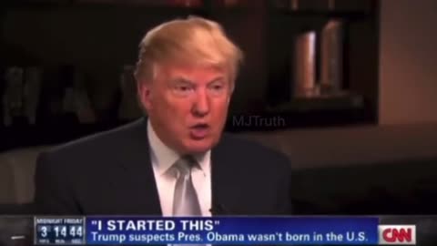 Donald Trump on Barrack Obama’s Birth Certificate