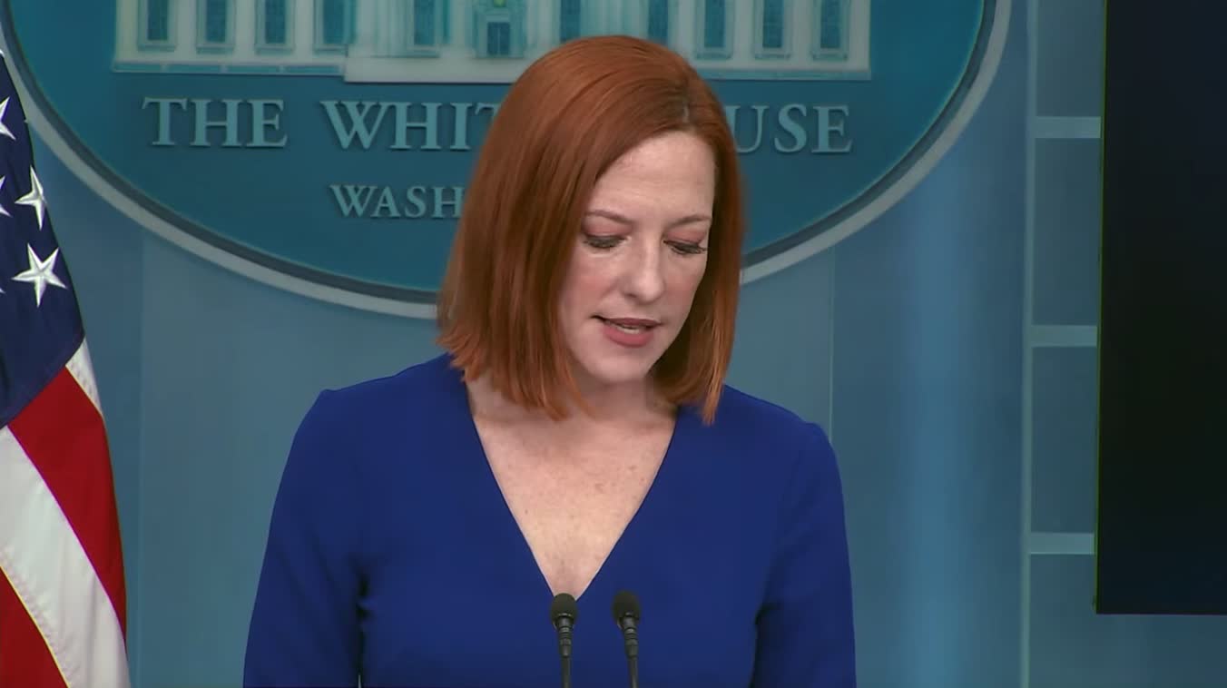 Psaki is asked whether it's ethical to continue her current job while negotiating with a media outlet