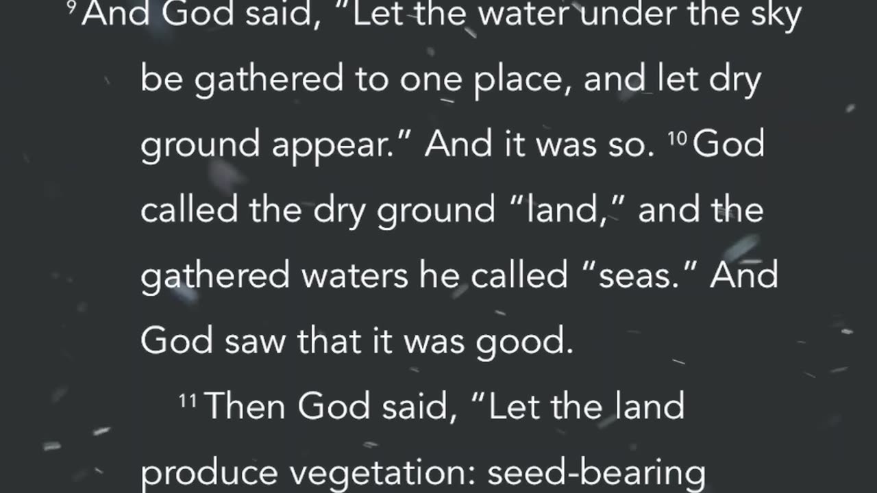 Genesis 1 9-14 @theheavenlyverses
