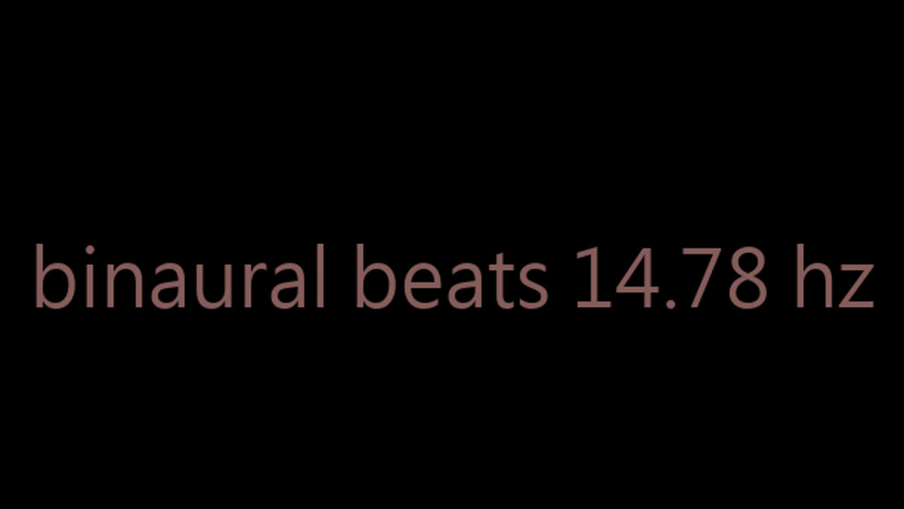 binaural beats 14.78 hz