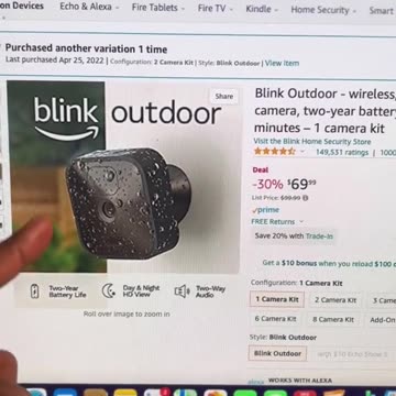 Blink Doorbell 4 camera system