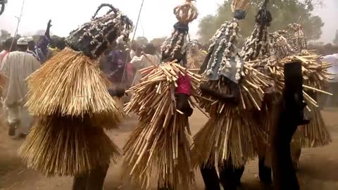dance of the masks of sakoani province of tapoa Burkina Faso