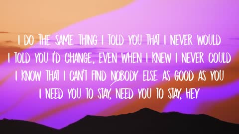 The Kid LAROI, Justin Bieber - Stay (Lyrics)